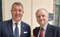 Ignazio Visco e il presidente Manetti