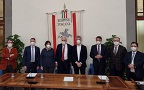 autorita che hanno firmato l'accordo tra Camera di Commercio e Regione Toscana