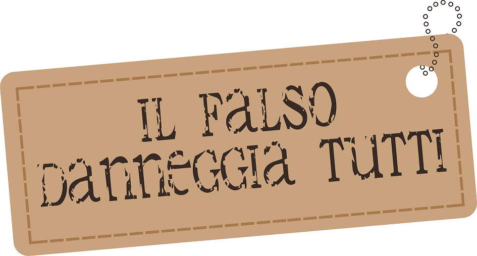 logo dell'iniziativa il falso danneggia tutti